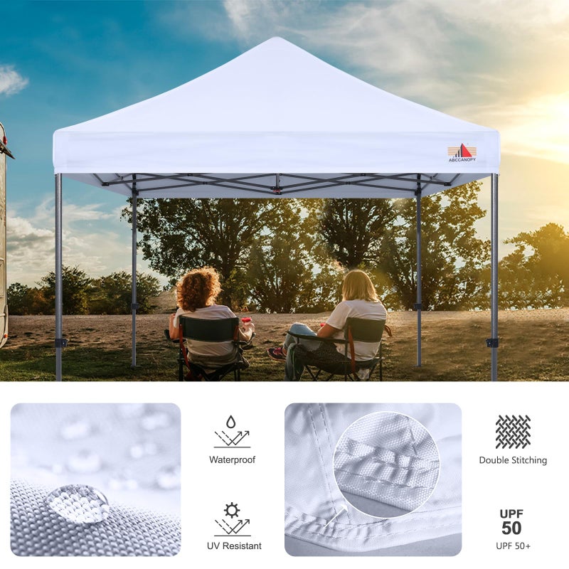 ABCCANOPY Replacement Canopy Top for Pop Up Canopy Tent (10x10, Black) - Image 5